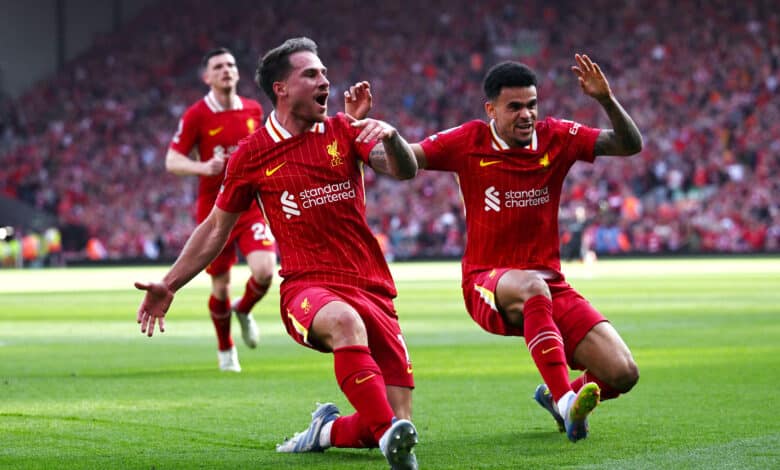 ليفربول - ماك أليستر - لويس دياز - (المصدر:Gettyimages)