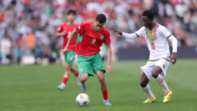 عبد الله وزان - منتخب المغرب (تصوير عمر الناصري)