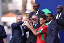 فوزي لقجع - منتخب المغرب (تصوير عمر الناصري)