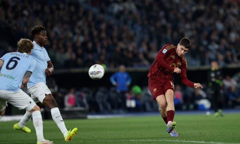 مباراة روما ولاتسيو