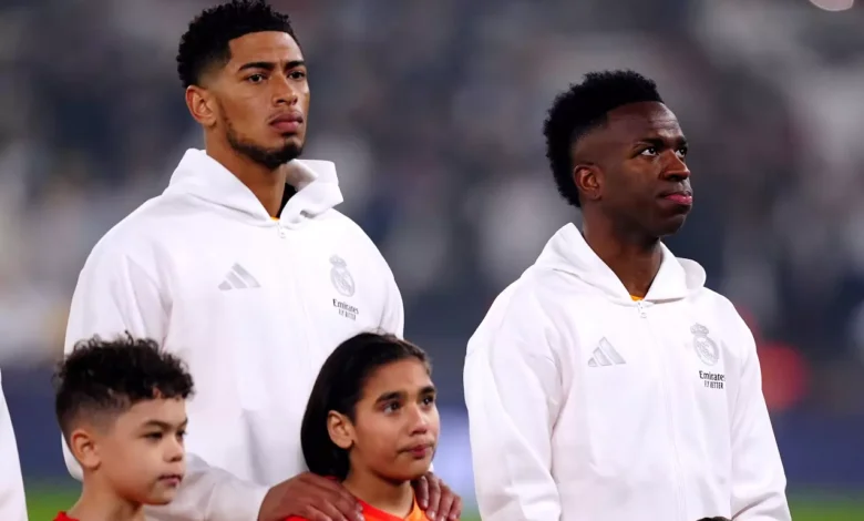 فينيسيوس جونيور - ريال مدريد (المصدر:Gettyimages) تشكيل ريال مدريد ضد أتلتيك بلباو بالجولة 32 في الدوري الإسباني