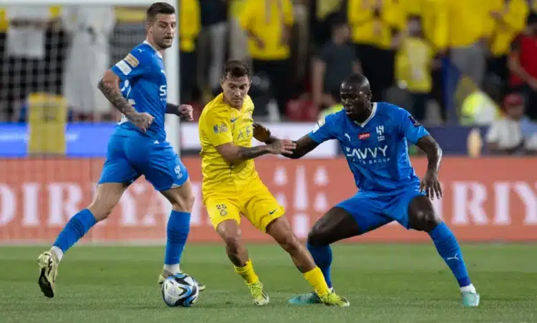 القنوات الناقلة لمباراة الهلال ضد النصر بالجولة 26 في الدوري السعودي