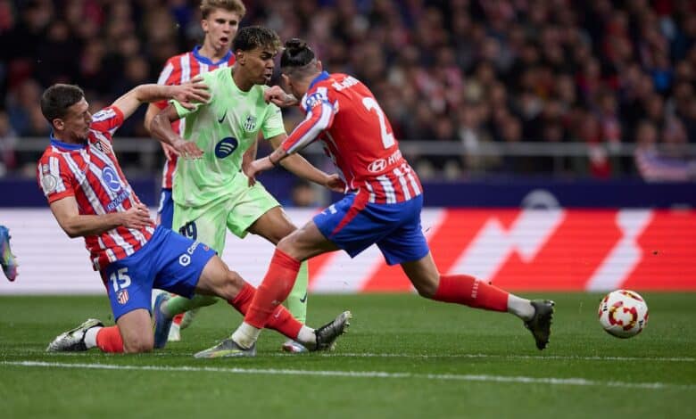 لامين يامال - برشلونة ضد أتلتيكو مدريد (المصدر:Gettyimages)
