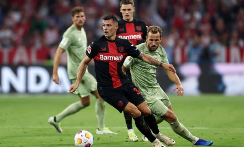 جرانيت تشاكا - هاري كين - باير ليفركوزن ضد بايرن ميونخ