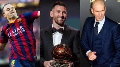 زيدان - ميسي - إنييستا