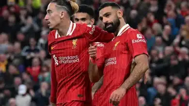 محمد صلاح - كوستاس تاسيميكاس - مباراة ليفربول اليوم