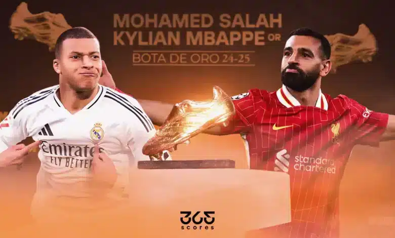 صلاح أم مبابي.. من يفوز بـ جائزة الحذاء الذهبي 2025 حال التعادل في النقاط؟