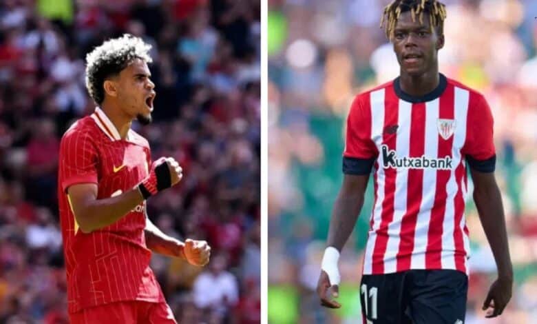 لويس دياز - نيكو ويليامز المصدر (getty images)