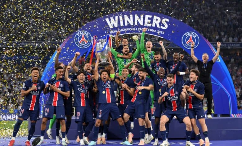 باريس سان جيرمان بطلًا لدوري أبطال أوروبا (المصدر:gettyimages)