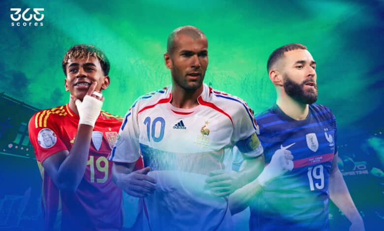 كريم بنزيما - زين الدين زيدان - لامين يامال