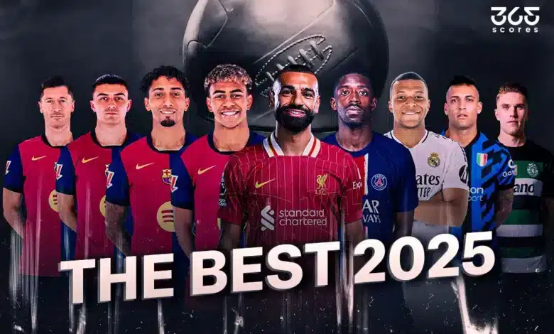 ترتيب جائزة ذا بيست 2025 – من هو أفضل لاعب في العالم؟