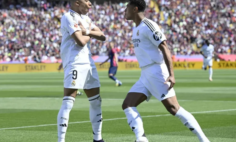 كيليان مبابي - جود بيلينجهام - ريال مدريد ضد برشلونة - (Getty images)