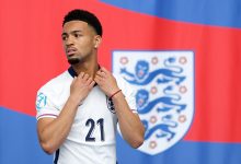 BURTON-UPON-TRENT, ENGLAND - JUNE 06: Ethan Nwaneri of England during media activities at St Georges Park on June 06, 2025 in Burton-upon-Trent, England.