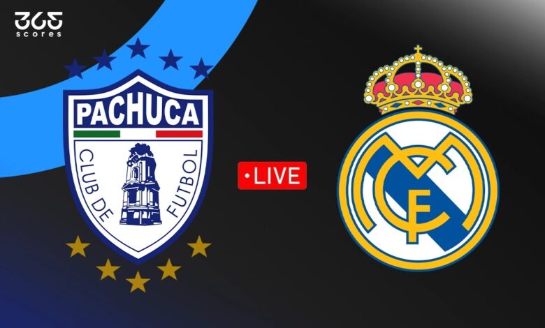 مباشر مباراة ريال مدريد اليوم ضد باتشوكا في كأس العالم للأندية