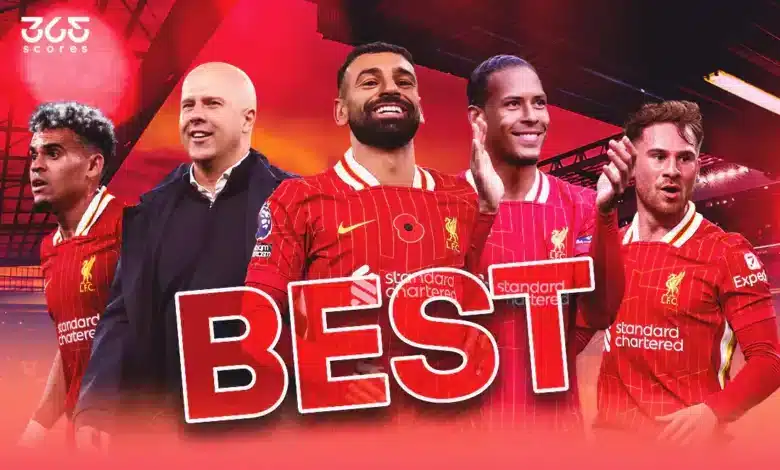 ترتيب أفضل 10 لاعبين في ليفربول 2024-2025.. الهدافون والأعلى تقييمًا