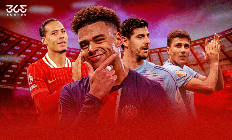 رودري - تيبو كورتوا - ديزيزي دوي - فيرجيل فان دايك