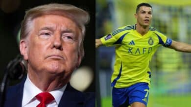 كريستيانو رونالدو - دونالد ترامب رئيس أمريكا