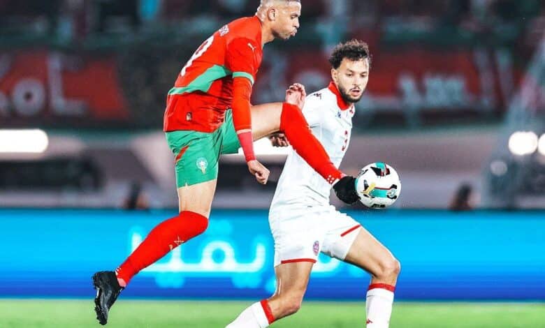 يوسف النصيري - منتخب المغرب (تصوير عمر الناصري)