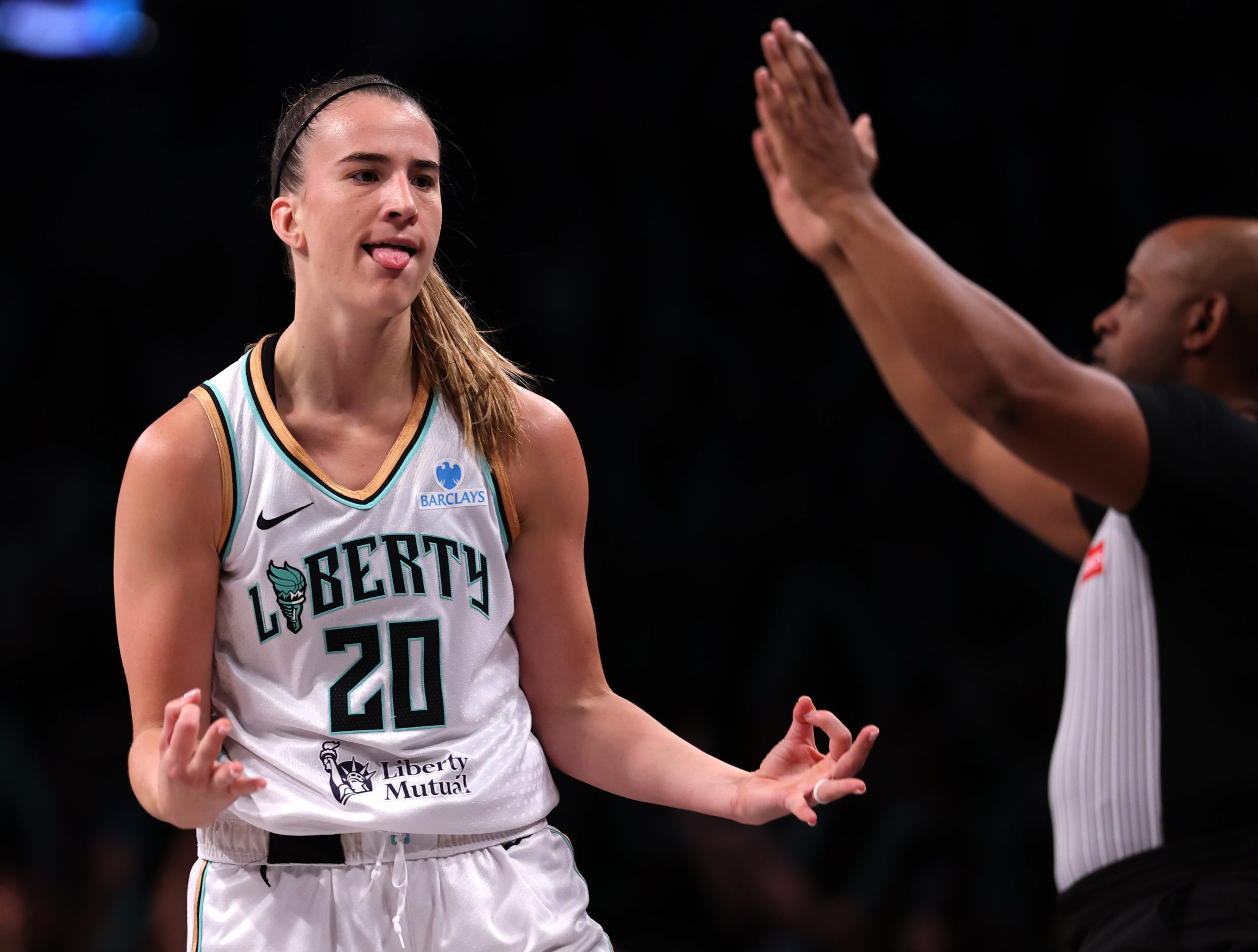 Sabrina Ionescu #20 of the New York Liberty