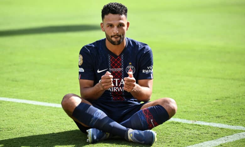 جونزالو راموس - باريس سان جيرمان - احتفال دييجو جوتا - المصدر (Getty images)