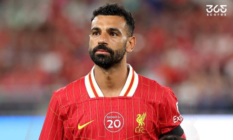 محمد صلاح - مباراة ليفربول ضد ميلان - المصدر (Getty images)
