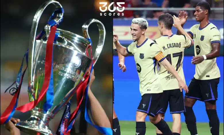 مجموعة برشلونة في دوري أبطال أوروبا 2025/26 وجدول المباريات
