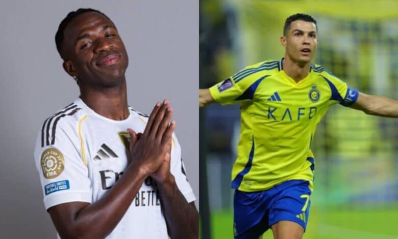 كريستيانو رونالدو - فينيسيوس جونيور (لمصدر: Gettyimages)