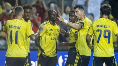 جواو فيليكس - كريستيانو رونالدو - ساديو ماني - كينجسلي كومان - بروزوفيتش - النصر السعودي- المصدر (Getty images)