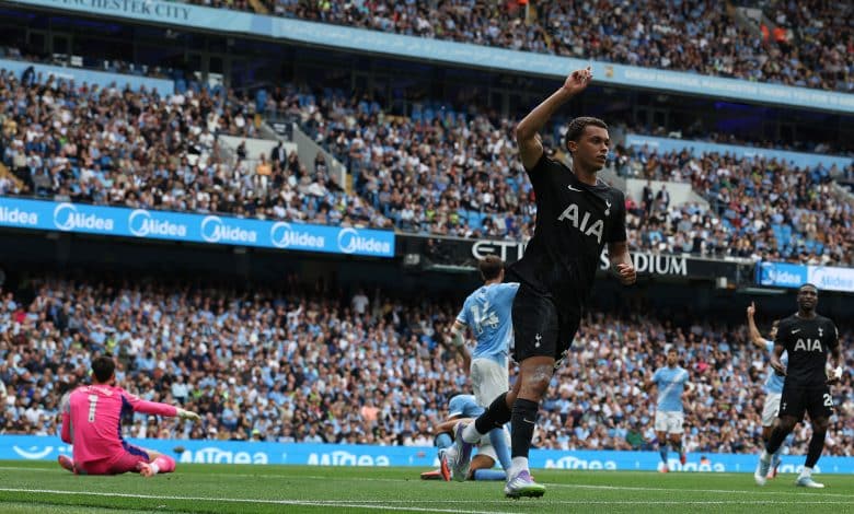 برينان جونسون - توتنهام ضد مانشستر سيتي (المصدر:Gettyimages)