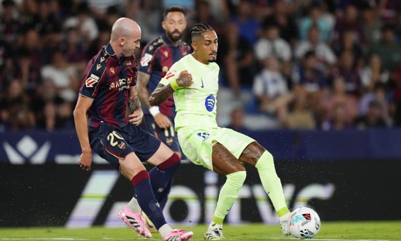 مباراة برشلونة ضد ليفانتي - رافينيا - المصدر (Getty images)