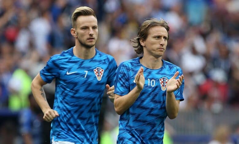 لوكا مودريتش - إيفان راكيتيتش - المصدر (Getty imges)