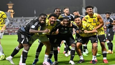 الجزيرة ضد الشارقة- المصدر: حساب رابطة المحترفين الإماراتية