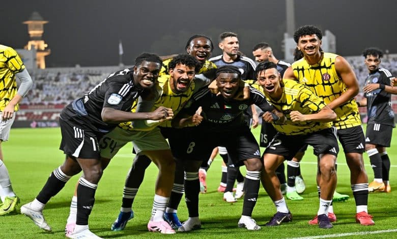 الجزيرة ضد الشارقة- المصدر: حساب رابطة المحترفين الإماراتية