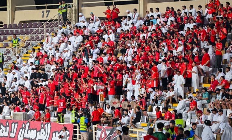 جماهير شباب الأهلي - المصدر: حساب رابطة المحترفين الإماراتية