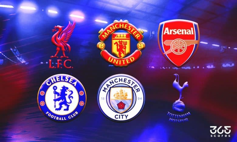 الستة الكبار في الدوري الإنجليزي