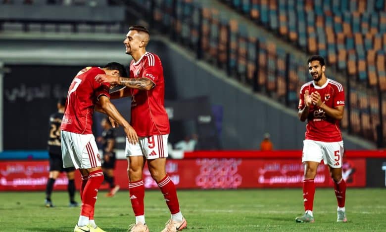 محمد علي بن رمضان - نيتس جراديشار - الأهلي (تصوير: مصطفى الشحات)