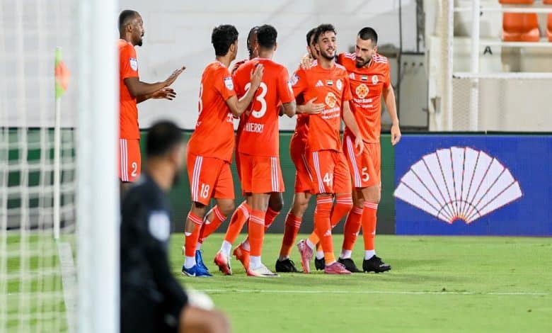 عجمان ضد البطائح- المصدر: حساب رابطة المحترفين الإماراتية