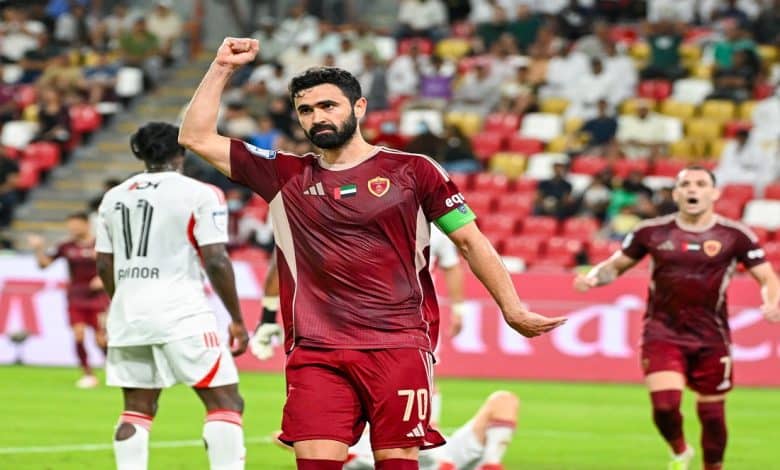 الوحدة ضد الجزيرة- المصدر: حساب رابطة المحترفين الإماراتية