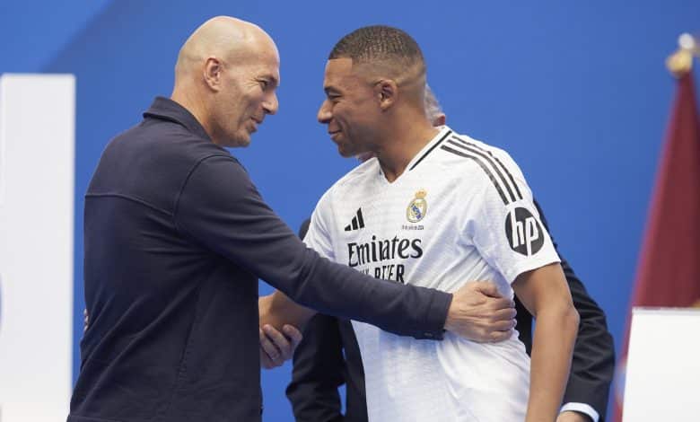 كيليان مبابي - زين الدين زيدان - المصدر (Getty images)