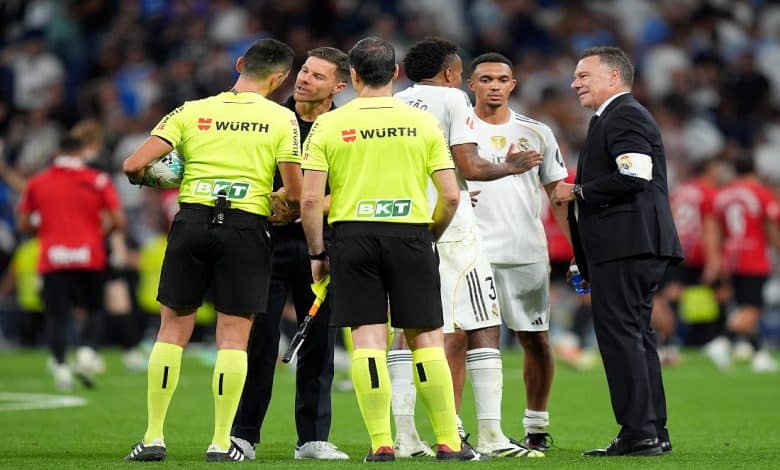 تشابي ألونسو من مباراة ريال مدريد ضد مايوركا- (المصدر:Gettyimages)