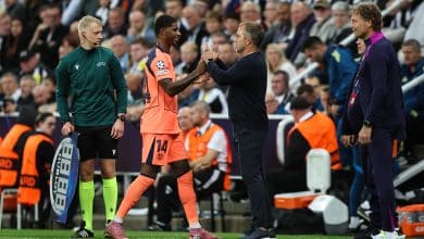 هانز فليك - ماركوس راشفورد - برشلونة (المصدر:Gettyimages)