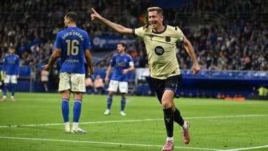 روبرت ليفاندوفسكي - برشلونة ضد ريال أوفييدو (المصدر:Gettyimages)