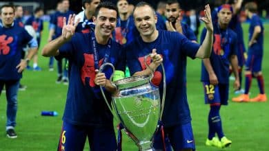 تشافي - إنييستا - برشلونة - المصدر (Getty images)