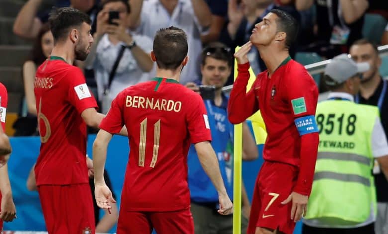 كريستيانو رونالدو - برناردو سيلفا - برونو فرنانديز - المصدر (Getty images)