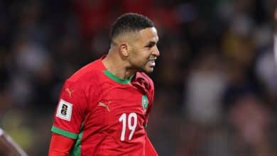 يوسف النصيري - منتخب المغرب (تصوير عمر الناصري)