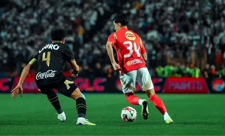 أشرف بن شرقي - عمر جابر - الأهلي - الزمالك (تصوير: مصطفى الشحات)