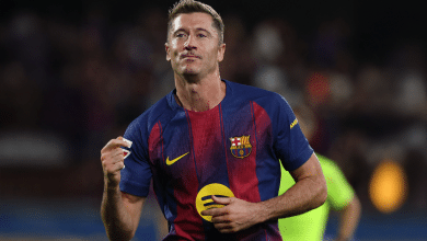 روبرت ليفاندوفسكي - برشلونة - المصدر (Getty images)