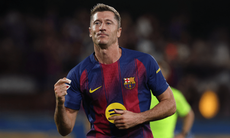 روبرت ليفاندوفسكي - برشلونة - المصدر (Getty images)