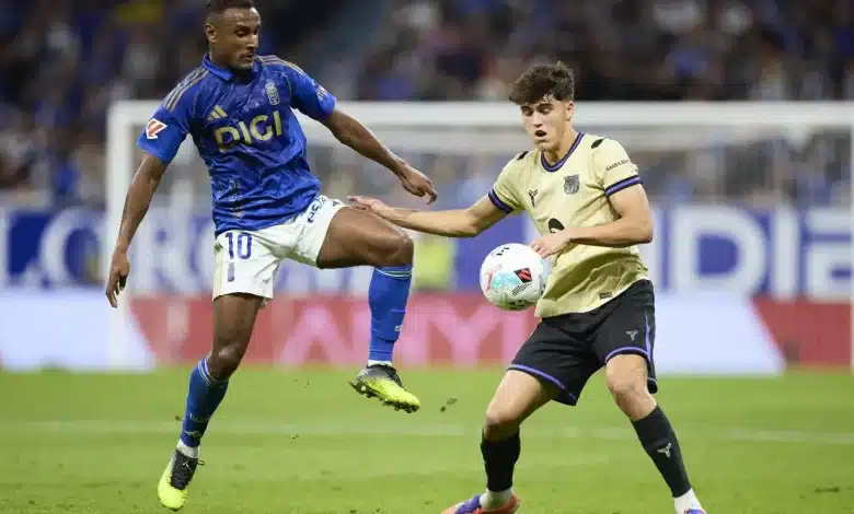 باو كوبارسي - هيثم حسن - برشلونة - ريال أوفييدو (المصدر:Gettyimages)