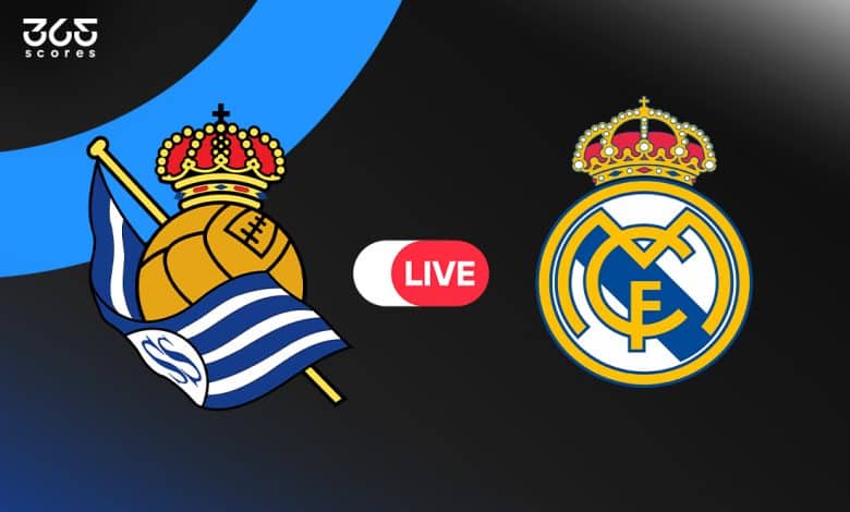 مباشر مباراة ريال مدريد اليوم ضد ريال سوسيداد